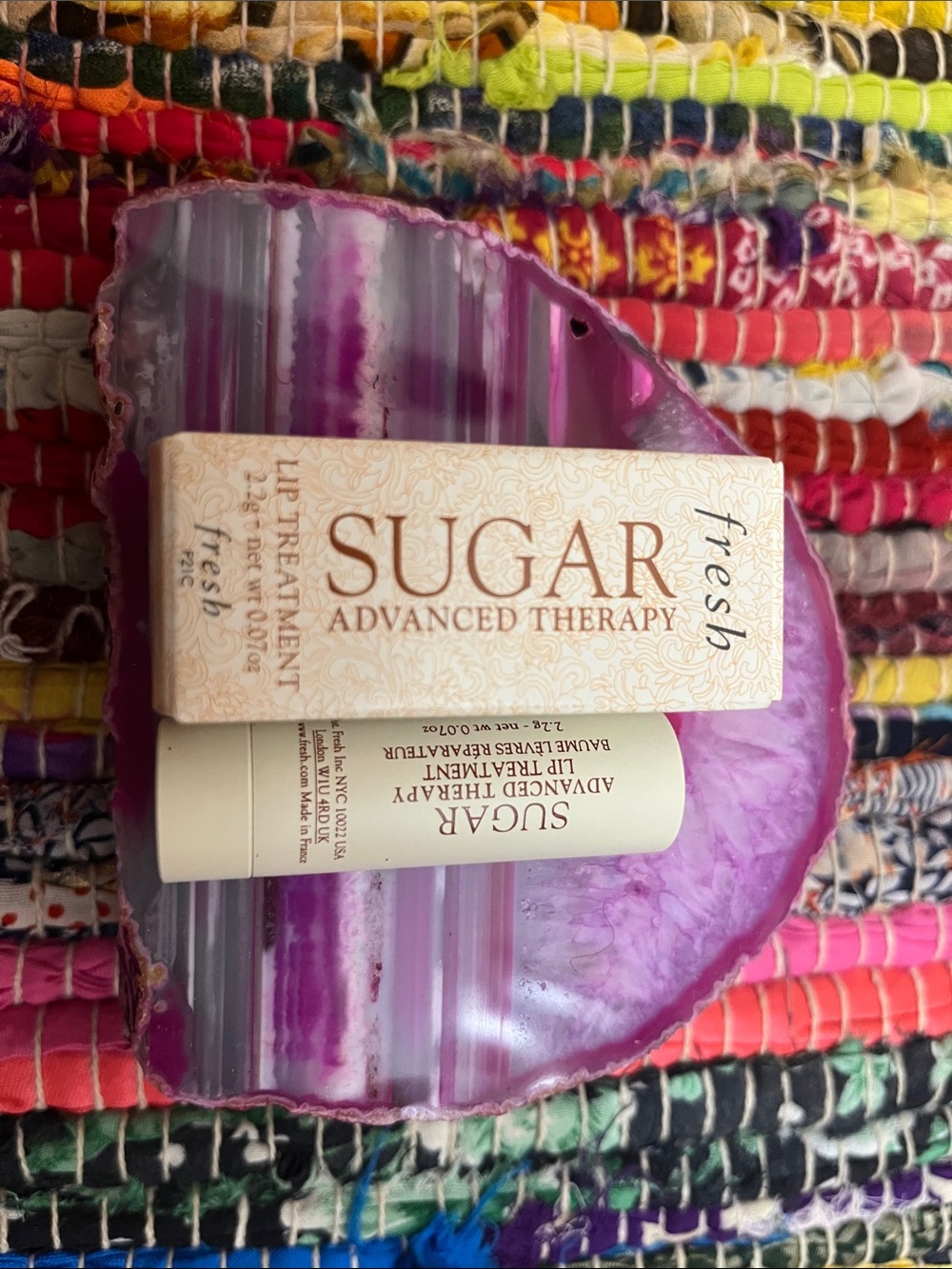 fresh Sugar Advanced Therapy Lip Treatment new 2.2G 24 hour moisture chapstick
